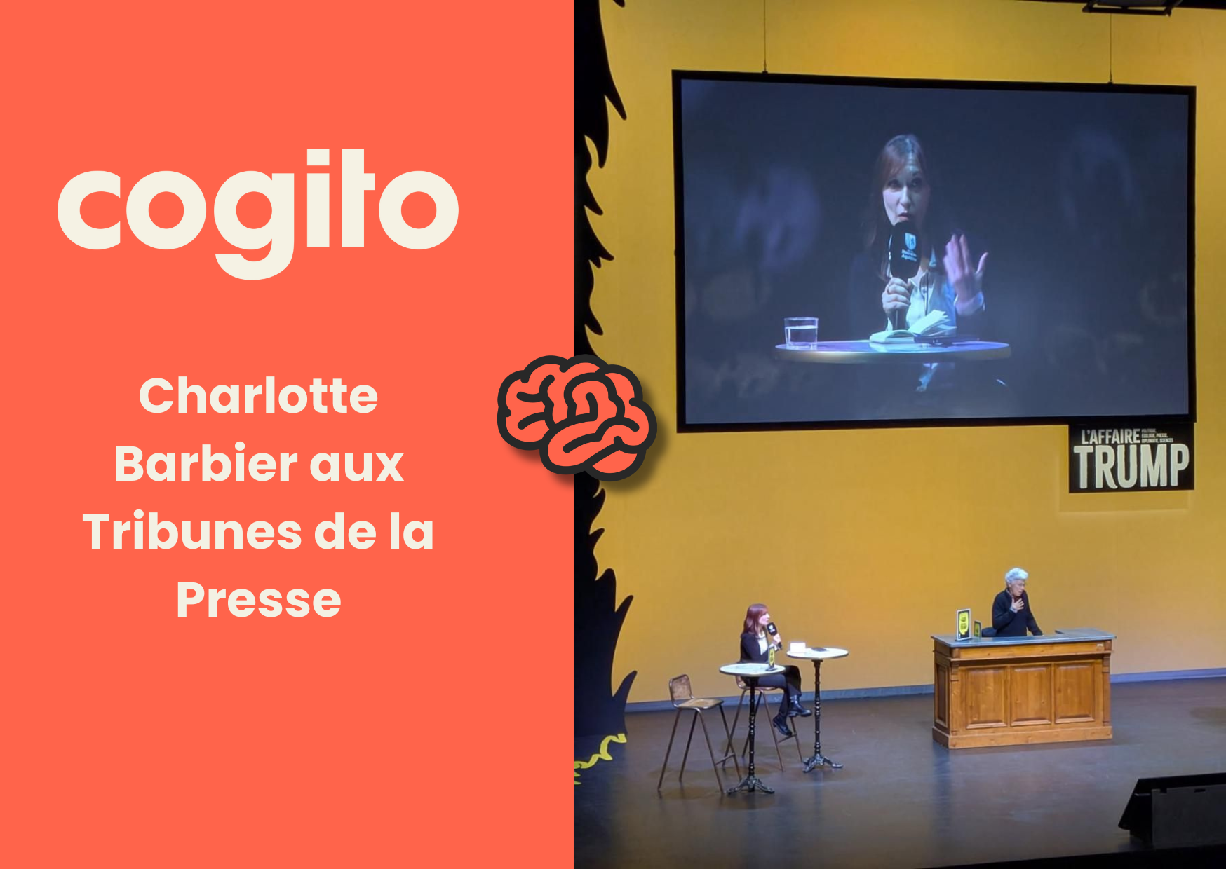 Image de couverture: Cogito aux Tribunes de la Presse