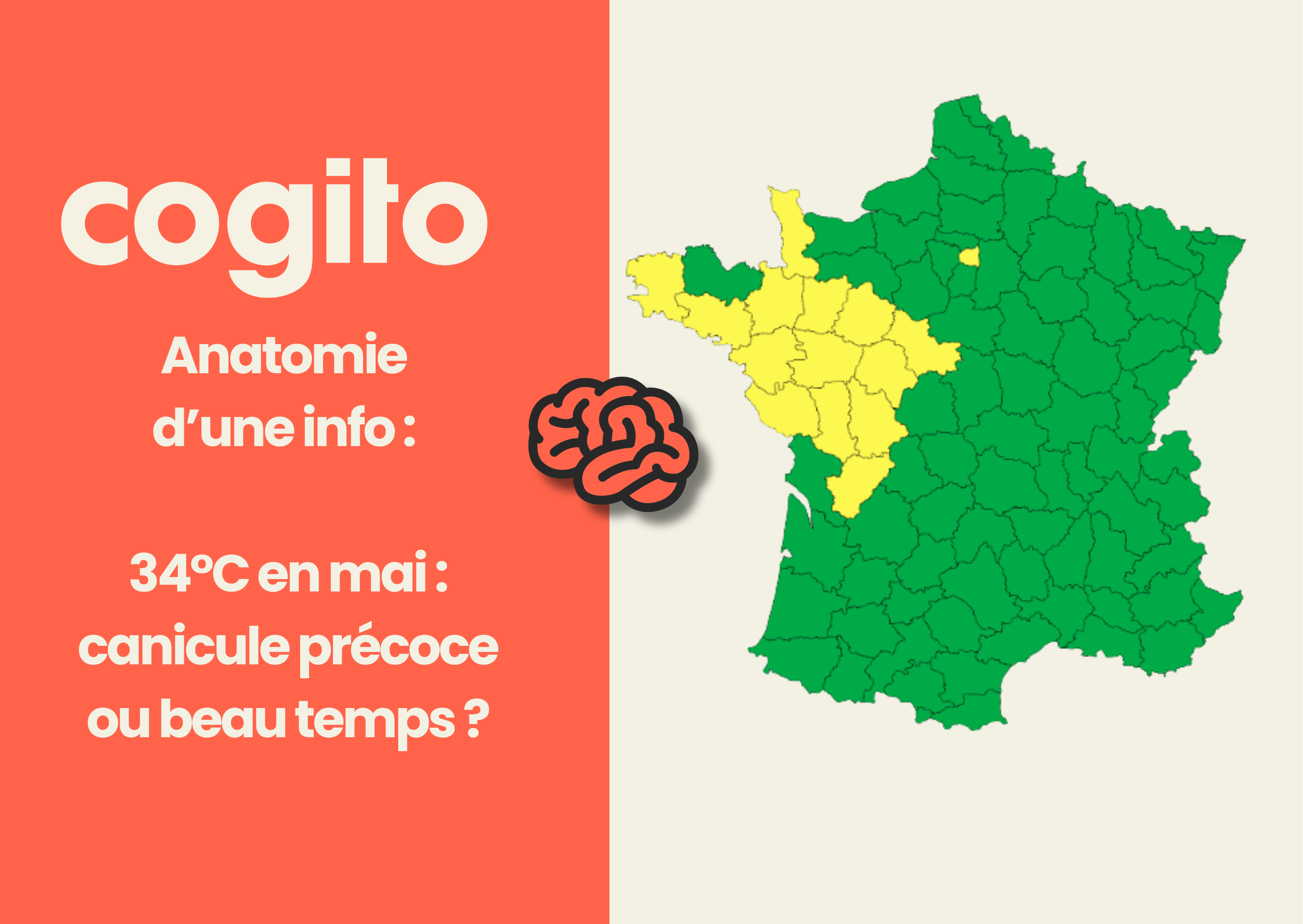 Image de couverture: Anatomie d’une info : canicule précoce ou “beau temps” ?