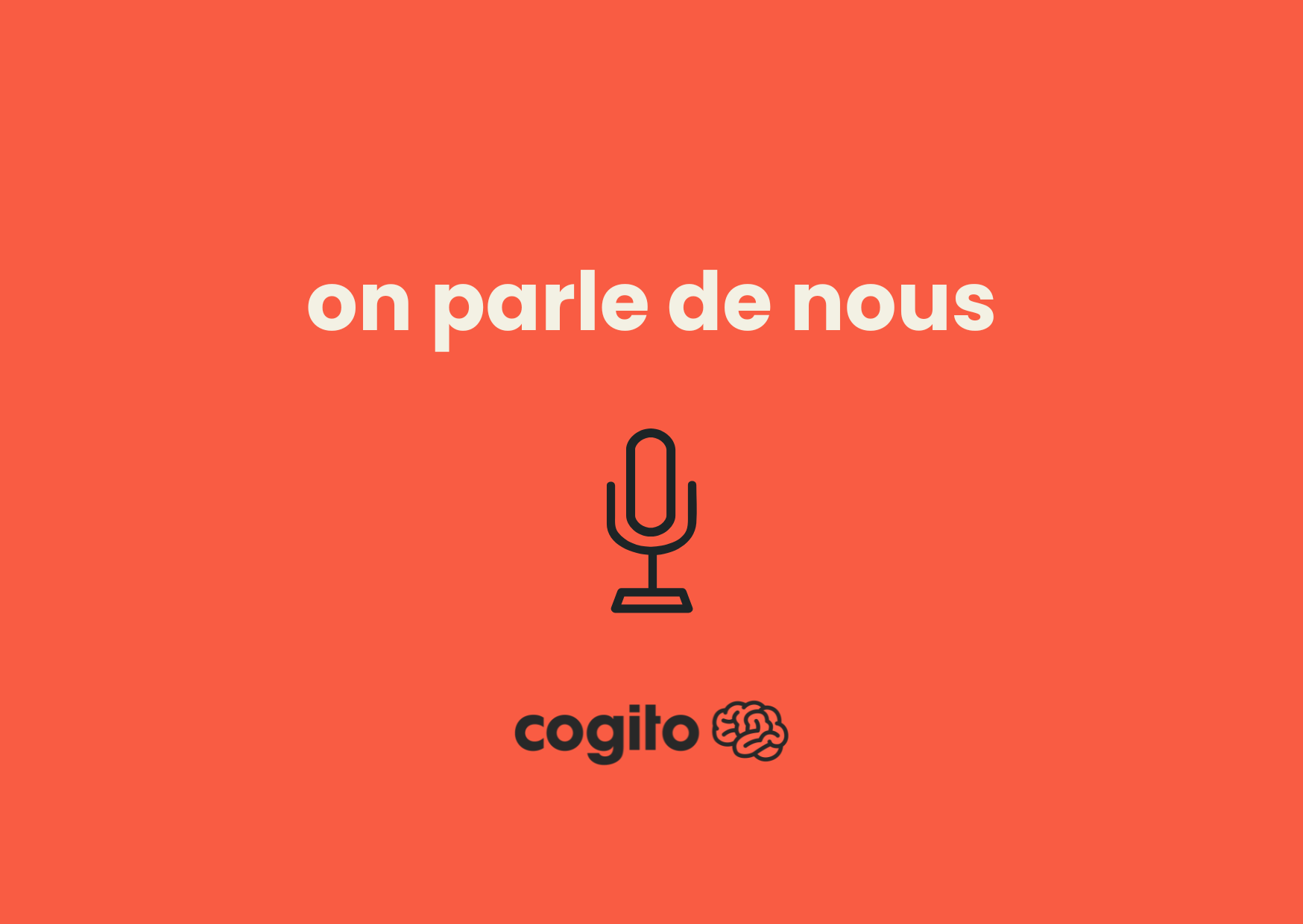 Image de couverture: On parle de nous !